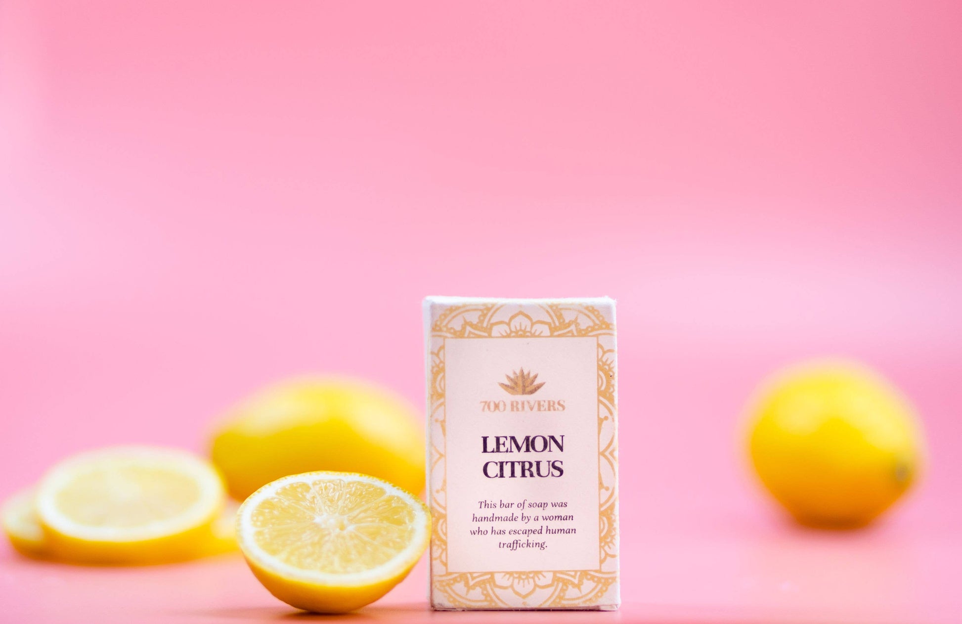 700 Rivers - Lemon Citrus Soap Bar - Crafted by artisans that escaped human trafficking  700 Rivers   -better made easy-eco-friendly-sustainable-gifting